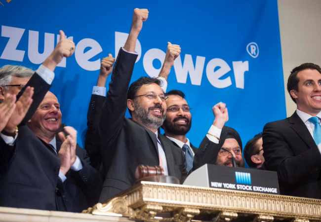 Azure Power Sets Terms for IPO on NYSE